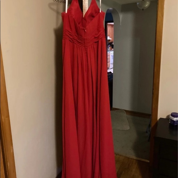 Red Christina Wu dress size 10. Worn once… - Picture 3 of 3